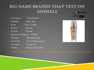 givenchy animal testing